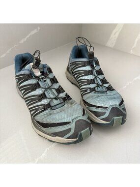 SALOMON XA Comp 8 Hiking Trail Running Shoes USA 10 Blue Women’s